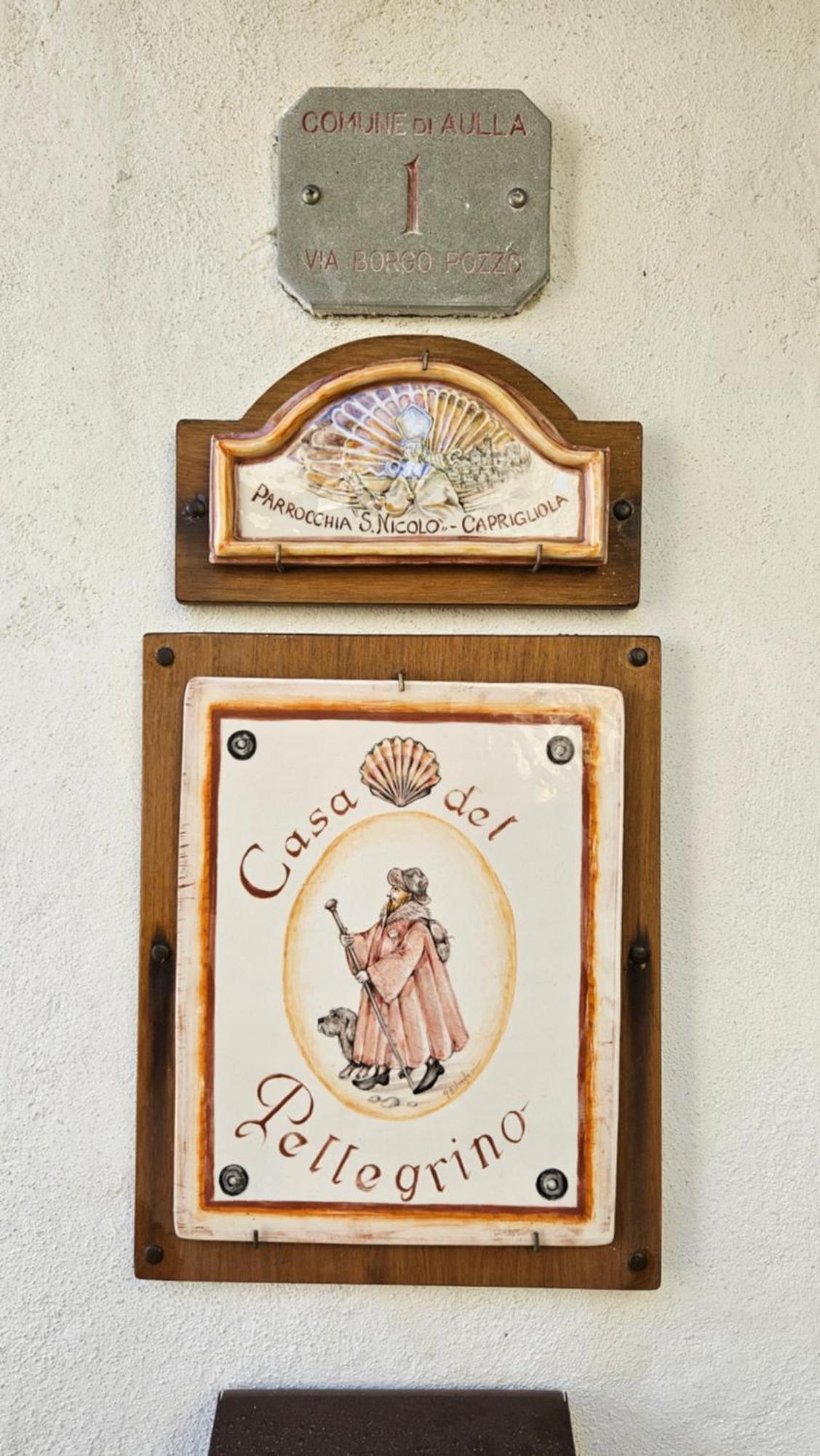 אולה Appartamento Nel Borgo - Casa Del Pellegrino Sulla Via Francigena מראה חיצוני תמונה
